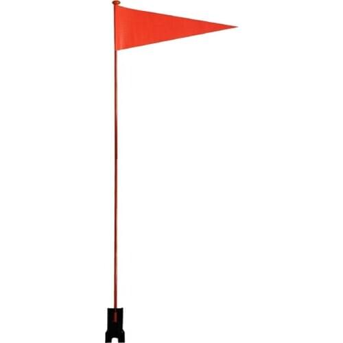 1.2m Bicycle Safety Flag Banner with Mounting Bracket Triangular Children Bike Biking Portable Dustproof Cycling Accessories