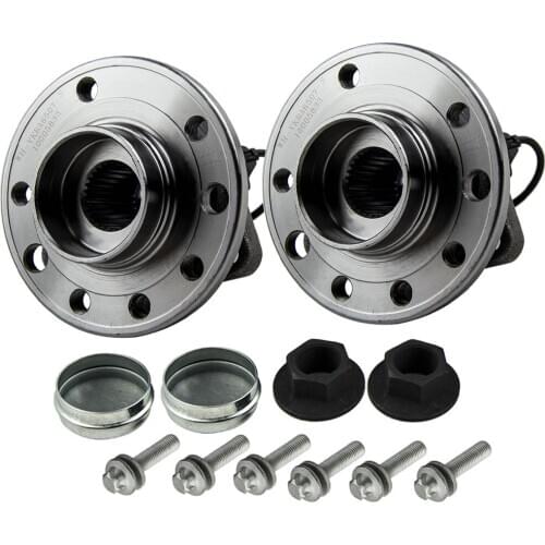 Pair Front Wheel Bearing Hub Kit for VAUXHALL VECTRA 1.6 1.8 VKBA6507 1603255 93178661 93186388 for Opel Signum Vectra C 02-09