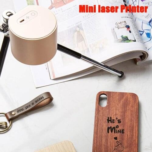 3D Mini laser printer Portable Laser Engraving Machine Printer Desktop Etcher Cutter DIY Engraver Lifetime 10000 hours