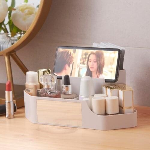 1PCS Multifunctional Desktop Storage box Makeup Organizer Pen Holder Office School Storage Organizers