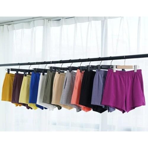 Fashion 95% Cotton Women Biker Shorts Casual High Waist Activewear Summer Black Cycling Shorts Sportwear