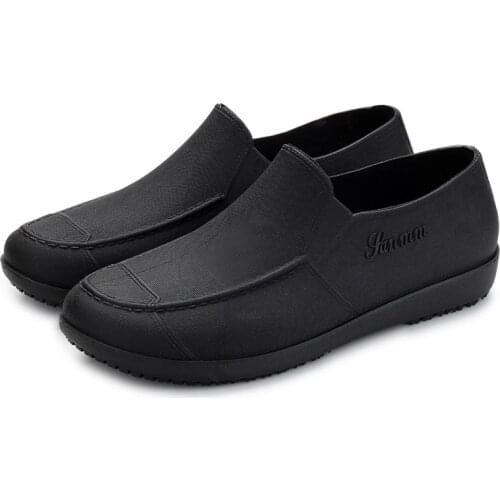 Men Rain Boots PVC Waterproof Ankle Men Flats Colourful Fashion New Arrivals Men Rain Shoes Rubber Non-slip New Design Rainboots