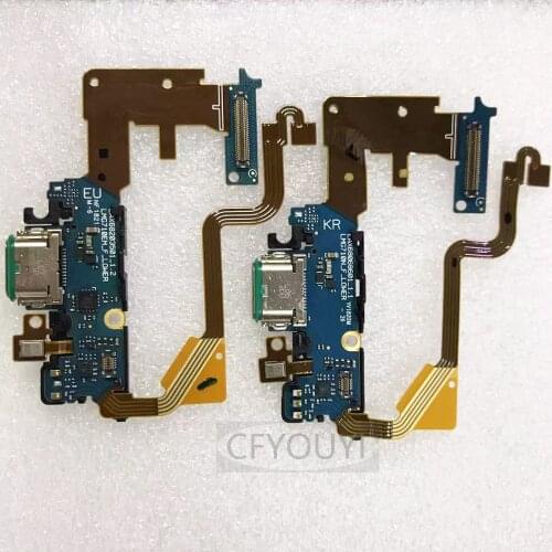 Original USB Charger Charging Port Dock Connector Flex Cable Repair Part For LG G7 ThinQ G710 KR Version