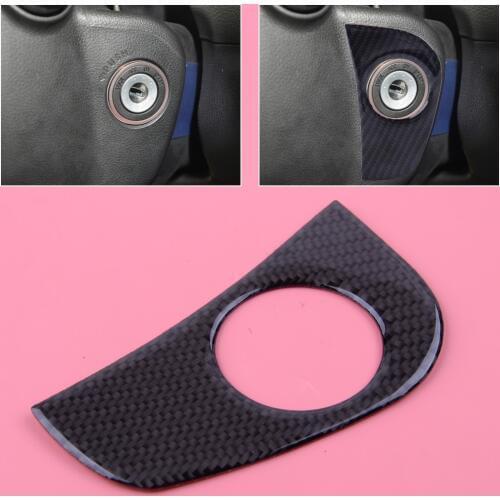 Car Key Hole Start Switch Button Sticker Trim Fit For Subaru Forester XV Crosstrek WRX STI 2015 2016 2017 2018 2019