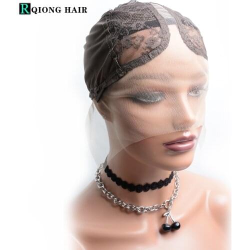 13X1X4 T Lace Front Part Wig Cap Adjustable Strap Swiss Lace Closure Cap Hairnets Weaving Lace Frontal Wig Caps For Wig Making