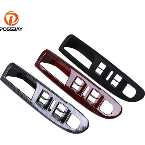 POSSBAY Car Window Switch Control Panel Door Handle Trim Fit for VW Passat B6 Sedan/Wagon 2005-2010 Car Switch