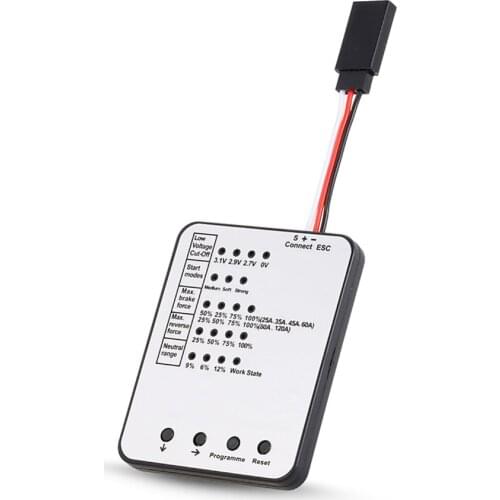 SURPASS HOBBY Racerstar LED Program Card For 25/35/45/60/80/120A ESC Electronic Speed Controller Motor Set For RC Car
