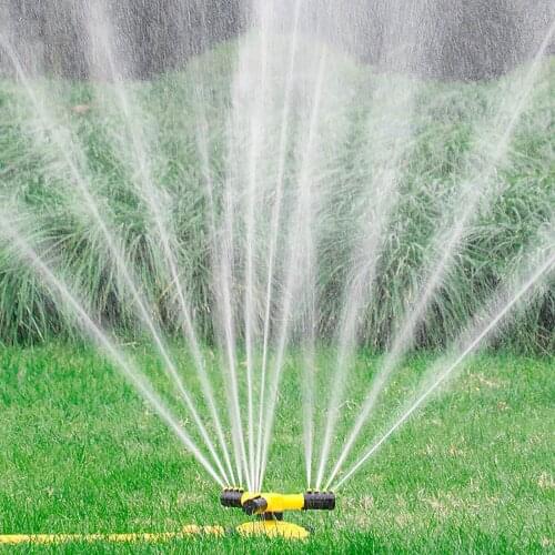 Adjustable 360 Degree Automatic Garden Sprinklers Watering Grass Lawn Rotary Rotating Water Sprinkler System Garden Supplies