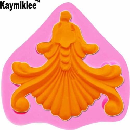 M917 Retro Relief Silicone Mold Fondant Mould Cake Decorating Tools Chocolate Gumpaste Mold, Sugarcraft, Chocolate Mold