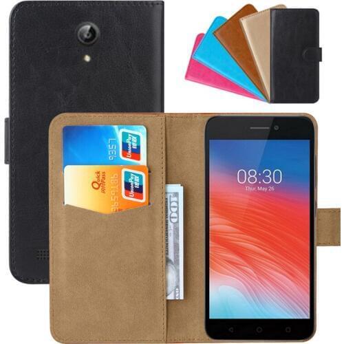 Luxury Wallet Case For TP-Link Neffos Y5s PU Leather Retro Flip Cover Magnetic Fashion Cases Strap