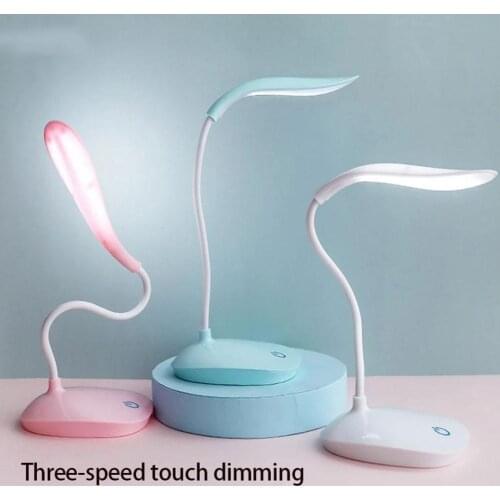 LED Table Lamp Eye Protection Desk Lamp USB Charging Student Dormitory Bedroom Bedside Childrens Learning Desk Lamp