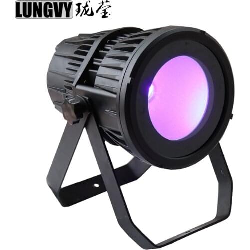 Free Shipping 200W Led COB Par Light Dmx Stage Dj Led Par 200W RGBW 4IN1 Waterproof Outdoor LED Stage Light Show Projector