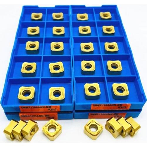 SNMX1206 Carbide Milling Insert Machining Cast Iron Die Steel Milling Insert Lathe Accessory Tool SNMX 1206 Cutting Tool