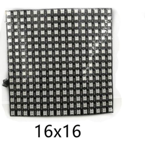 WS2812B RGB 16x16 Pixel Panel Screen 256 Pixels WS2812B ECO Individually Addressable Digital Flexible Programmed Full Color DC5V