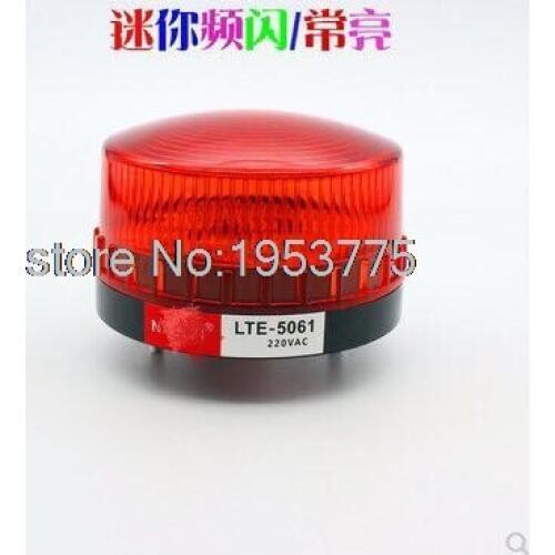 1PCS 12VDC RED Caution Light LED Beacon Warning Signal Light Lamp Spiral Fixed