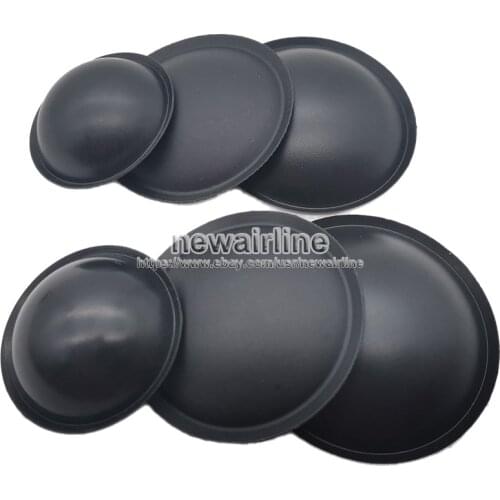 2pcs 40mm/50mm/54mm Speaker Soft Plastic Glue Dome Dust Cap Bass Subwoofer Cone Cover Speaker Repair Parts