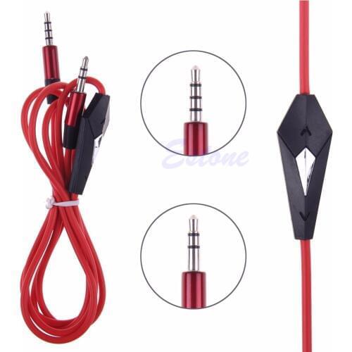 3.5mm Male To Male Stereo Record Car Mic Audio Cord Headphone Connect Cable