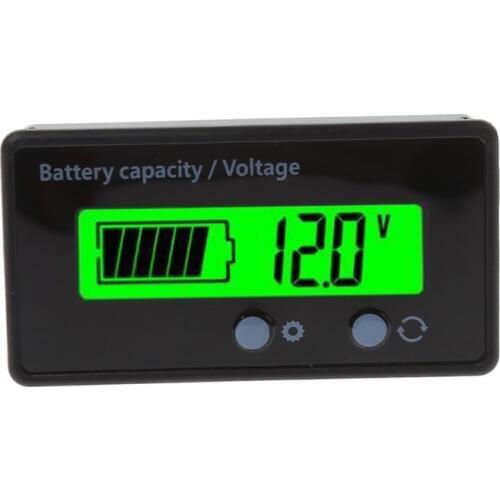 8-70V LCD Acid Lead Lithium Battery Capacity Indicator Voltmeter Voltage Battery Testers Tools W315