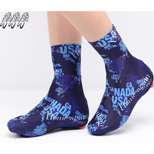 Road Bike Shoe Cover, Outdoor Bike Dustproof Quick-Drying Shoe Cover, Mountain Windproof Zipper Professional Cycling Shoe Cover