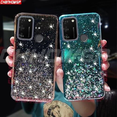 Soft Glitter Case For Huawei Honor 9S 9A 9C 9X 20 Pro 20i 10i 10 Lite 8A 8S 8C 8X Y5P Y6P Y7P Y6S 2020 P30 P40 Lite E TPU Cover