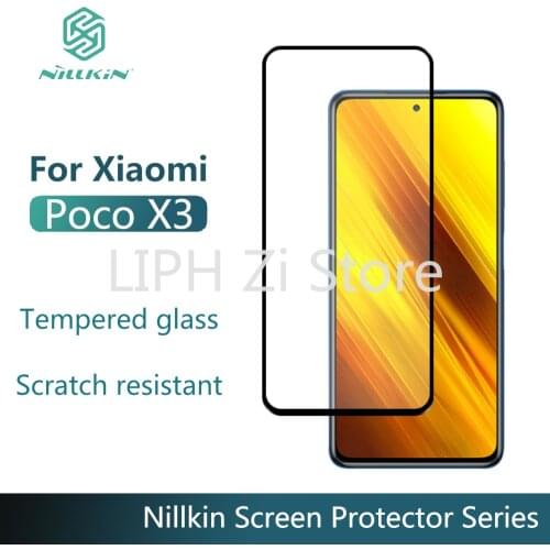 For Xiaomi PocoPhone X3 NFC Glass Screen Protector NILLKIN 9H for Xiaomi Poco X2 Poco X3 NFC K30 GlassTempered Glass Protector