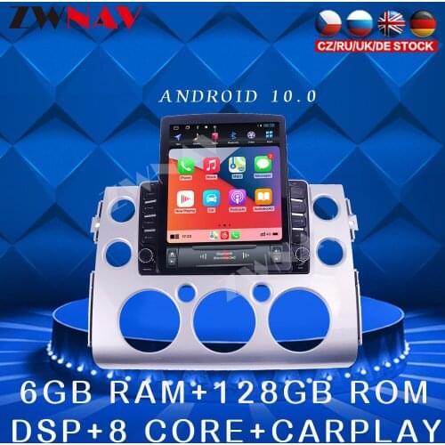 For Toyota FJ Cruiser2011-2016 Android 10 Tesla style Car DVD Player GPS navigation Car Auto Radio Stereo Multimedia Player