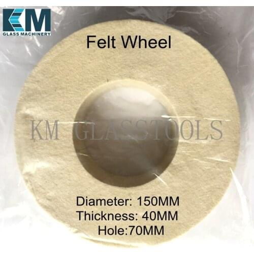 Pure Felt Wheel Diameter150x40x22/70(Hole)mm,For Hand Polishing Tools Portable polishing machine