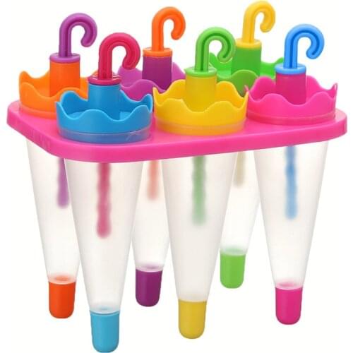 Lolly Mould Tray Pan Kitchen Ice Maker Mold Pops 4/6 Cell Frozen Ice Cube Molds Popsicle Maker DIY Ice Cream Tools Cooking Tools