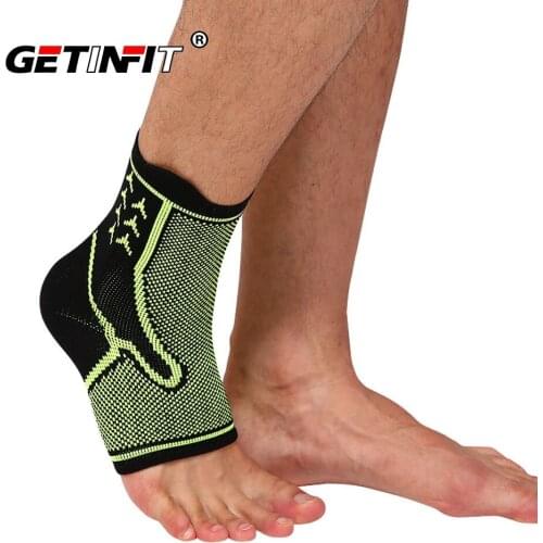 Getinfit 1PCS Ankle Support Ankle Elastic Brace Guard Support Basketball Football Protection Sports Safety Ankle Support Brace