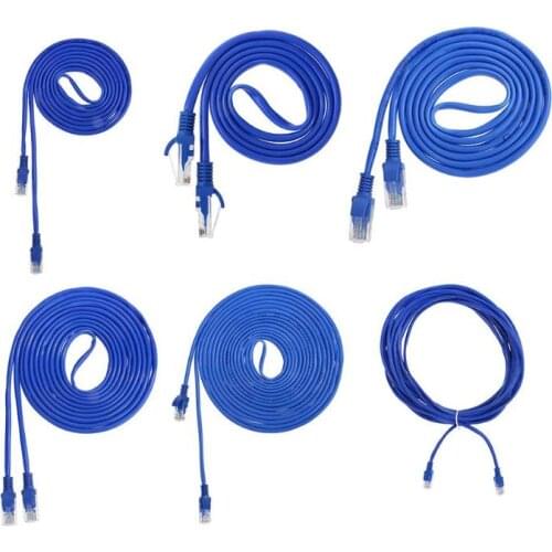 CAT5 RJ45 Ethernet Cables 8Pin Connector Ethernet Internet Cable Network Cable Cord Wire Line Blue 1m/1.5m/2m/3m/5m/10m