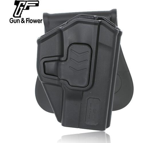 Gun&Flower Level II Retention Polymer Paddle Holster Concealment OWB Pistol Holder Case Cover for Taurus PT111