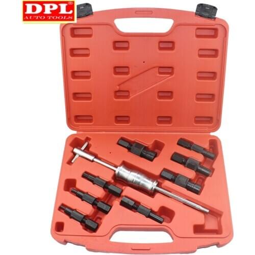 9pc Blind Hole Kit Slide Hammer Pilot Internal Bearing Puller Bearing Extractor Removal Kit