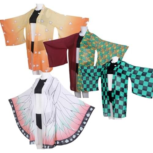 Kamado Nezuko Anime Demon Slayer Swimsuit Kimetsu no Yaiba Cosplay Costume Swimwear Beach Summer Bikini Bathing Suit Kimono Girl