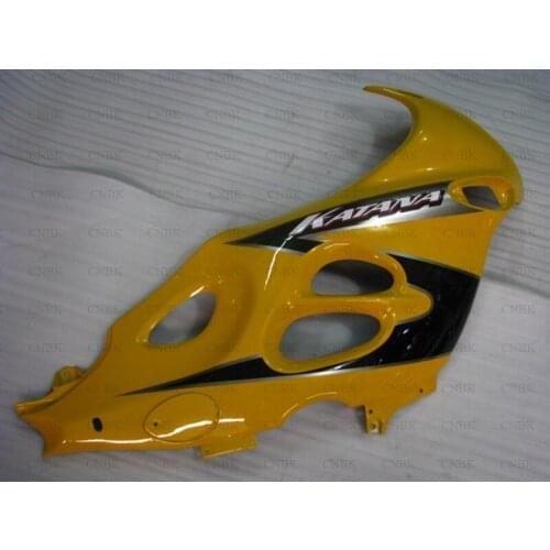 Bodywork for GSX600F 2000 for Suzuki GSX600F Bodywork 2002 for Suzuki GSX600F Fairing 1998 - 2006 Katana Yellow Black