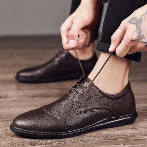 Masculino casuales black Mens de sale for hot informales sapato shoes breathable men man leather shoe hombre spring cuero new