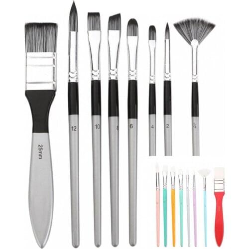 Washable Premium Smooth to Write Paint Brush Set for Fine Detailing