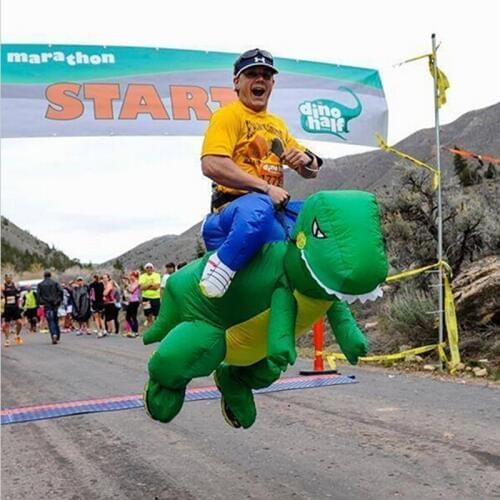 Inflatable dinosaur mounts costumes stage costumes costume party funny holiday party supplies Toys and Gifts