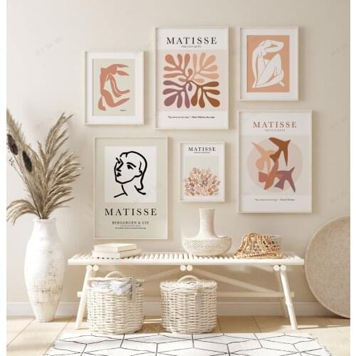 Henri Matisse gallery Wall Prints, Exhibition Poster, Modern Print, Neutral Wall Art Boho Decor Minimalist Print Matisse Prin