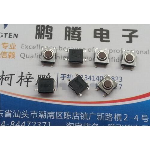 Original new 100% import DIP waterproof and dust-proof touch switch 6*6*3.1 patch 4pin reset micro motion