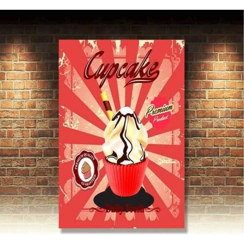 Retro Metal Tin Signs Happy Easter Vintage Donuts Plate Art Wall Decor Poster