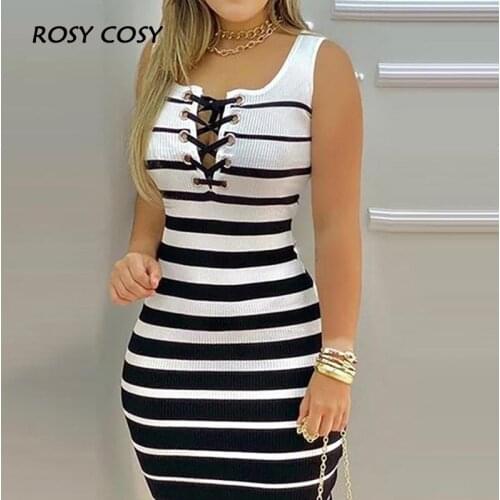 Летние платья в полоску Rosy Cosy China At AliExpress