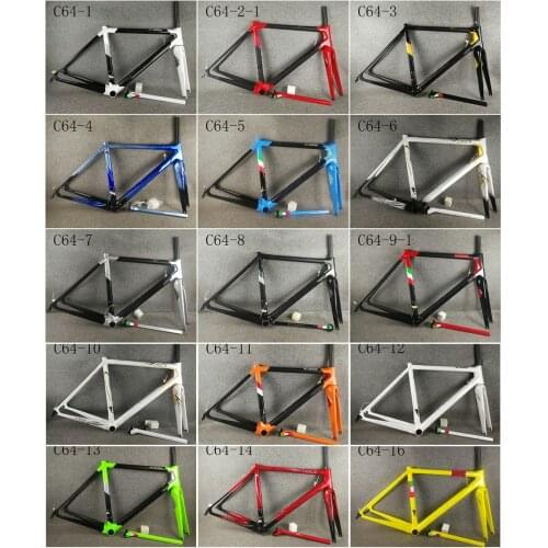 15 Colors UD C64 Carbon Frame Road Bicycle Frames Carbon Fiber Road Frameset C60 Concept V3Rs BB386