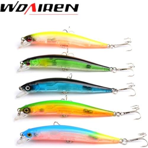 WDAIREN 5pcs/lot 10cm 8.5g Fishing Lures Classic Style Minnow Fishing Bait Fishing Tackle Fishing Lure Set