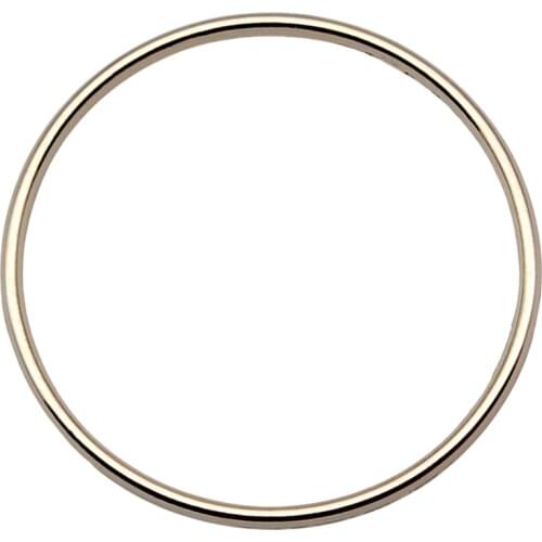 WYSIWYG 4pcs/lot 33x33mm Circle Connector Charms Pendant Jewelry Making High Quality KC Gold Color For Earring Making