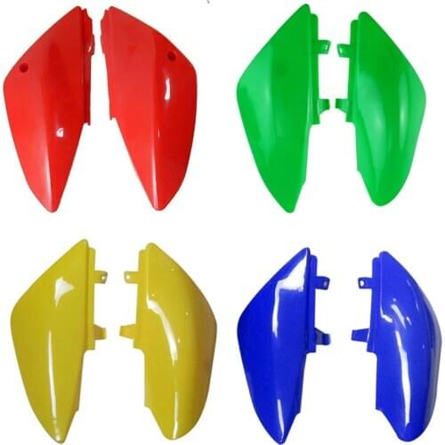 Background Rear Plate Fender Muffler Cover Fairing Plastic Kits For HONDA XR50 CRF50 Style Dirt Pit Bike