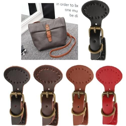 1 Set 4" Faux Sew on Leather Magnetic Snap Buckles DIY Bag Handbag Replacement