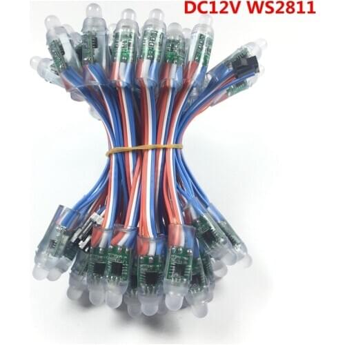 1000 Pcs Full Color WS2811 IC RGB Pixel LED Module Light Great for decoration advertising lights DC5V/12V
