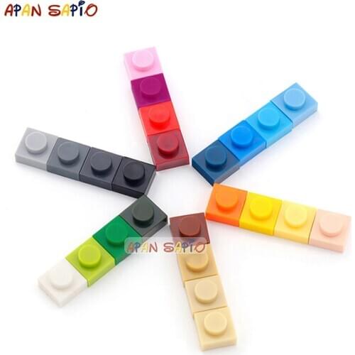 1500pcs DIY Building Blocks 1x1 Dots 25Color Educational Creative Size Compatible 3024 Toys for Children Thin Figures Bricks