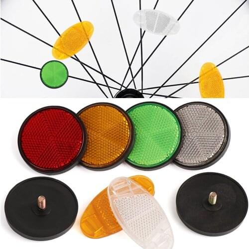 2Pcs Safety Warning Flashing Light Bike Spoke Reflector Wheel Rim Reflective Cycling Night Reflectors Bicycle Tool Accessories