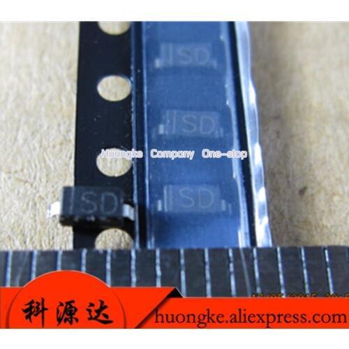 25PCS/LOT B0520LW B0520 B0520LW-7-F Mark SD SE B2 DIODE SCHOTTKY 20V 500MA SOD123 Brand new original